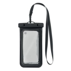 Pochette étanche personnalisée pour smartphone - SMAG Matières : PVC Couleurs : noir cadeau entreprise pas cher