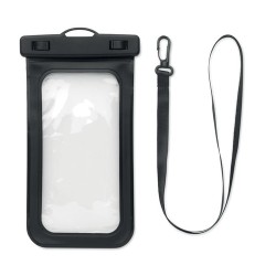 Pochette étanche personnalisée pour smartphone - SMAG Matières : PVC Couleurs : noir goodies publicitaire événementiel