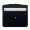 Pochette personnalisée en coton pour ordinateur 15 pouces - COTIN Matières : coton Couleurs : noir marquage laser ultra précis