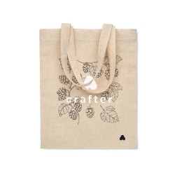 Petit sac en coton  140 gr/m² personnalisé pas cher - CHISAI Matières : coton Couleurs : beige cadeau collaborateur premium