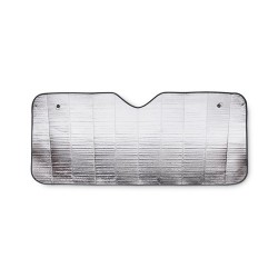 Pare-soleil pliable personnalisé pas cher - CARSHADE Matières : PET Couleurs : argenté mat cadeau entreprise pas cher