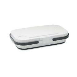 Panier de pique-nique pliable idéal pour vos sorties - CESTA Matières : polypropylène (PP) Couleurs : blanc personnalisation rap