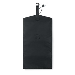 Organisateur de câbles pratique et  - TRAVELI Matières : PET recyclé Couleurs : noir marquage laser ultra précis
