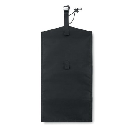 Organisateur de câbles pratique et  - TRAVELI Matières : PET recyclé Couleurs : noir marquage laser ultra précis