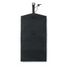 Organisateur de câbles pratique et  - TRAVELI Matières : PET recyclé Couleurs : noir marquage laser ultra précis