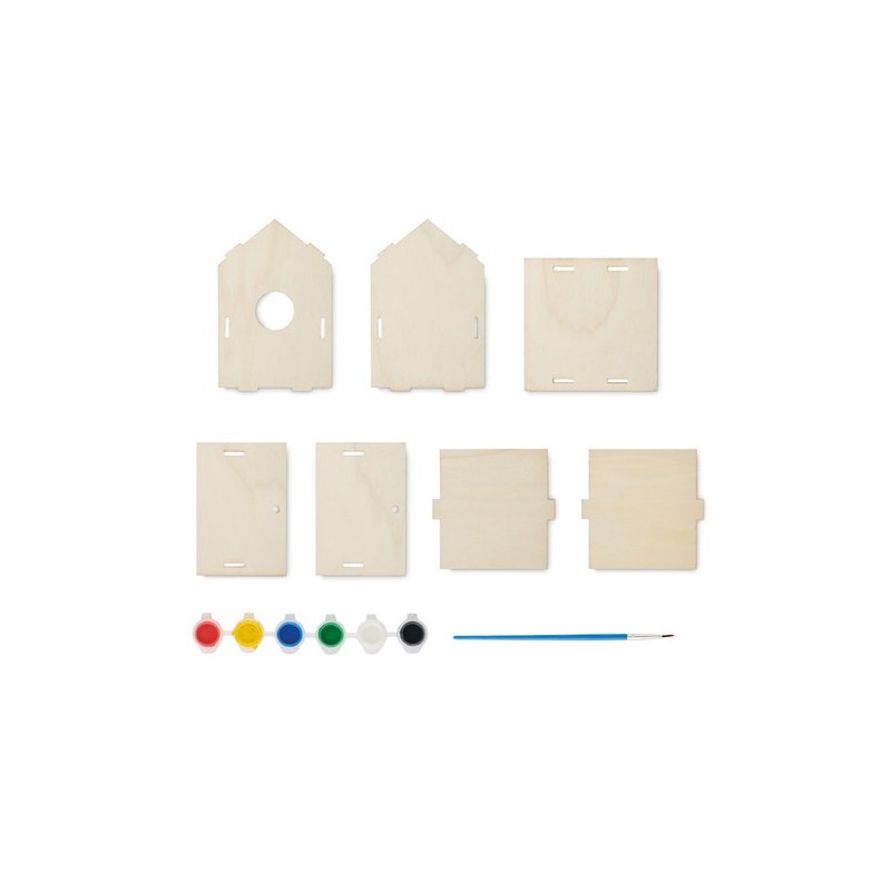 Nichoir en kit PAINTHOUSE : Créez votre havre à oiseaux