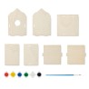 Nichoir en kit personnalisé  - PAINTHOUSE pour votre jardin Matières : bois Couleurs : bois impression haute définition