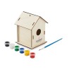 Nichoir en kit personnalisé  - PAINTHOUSE pour votre jardin Matières : bois Couleurs : bois marquage laser ultra précis