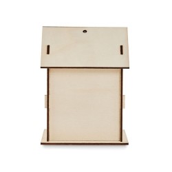 Nichoir en kit personnalisé  - PAINTHOUSE pour votre jardin Matières : bois Couleurs : bois objet promotionnel éco-responsable