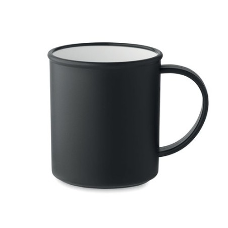Mug réutilisable  pratique 300 ml personnalisé - ALAS Matières : polypropylène (PP) Couleurs : noir