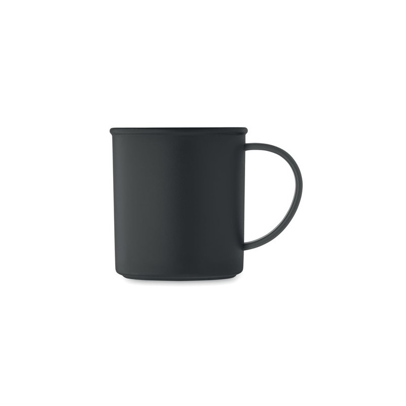 Mug réutilisable  pratique 300 ml personnalisé - ALAS Matières : polypropylène (PP) Couleurs : noir goodies publicitaire événeme