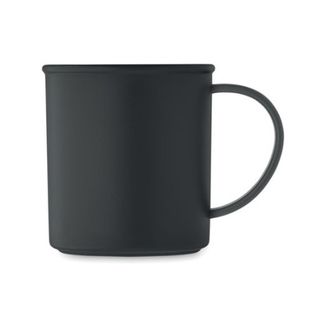 Mug réutilisable  pratique 300 ml personnalisé - ALAS Matières : polypropylène (PP) Couleurs : noir goodies publicitaire événeme