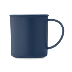 Mug réutilisable  pratique 300 ml personnalisé - ALAS Matières : polypropylène (PP) Couleurs : bleu marine impression haute défi