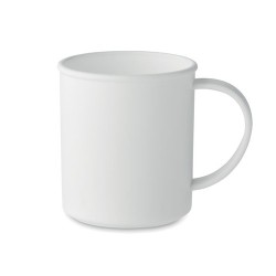 Mug réutilisable  pratique 300 ml personnalisé - ALAS Matières : polypropylène (PP) Couleurs : blanc cadeau entreprise pas cher