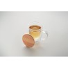 Mug personnalisé en verre double paroi 350ml - TIROL Matières : borosilicate Couleurs : transparent goodies publicitaire événeme