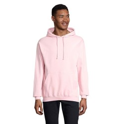Sweat-Shirt Éco-responsable Unisex à Capuche Personnalisé CONDOR Matières : coton Taille textile : S Couleurs : rose crémeux cad