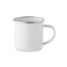 Mug en émail sublimation 200ml personnalisé - Plateado S Matières : métal Couleurs : blanc