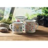 Mug en émail sublimation 200ml personnalisé - Plateado S Matières : métal Couleurs : blanc cadeau entreprise pas cher