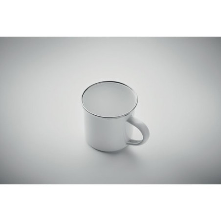 Mug en émail sublimation 200ml personnalisé - Plateado S Matières : métal Couleurs : blanc impression haute définition