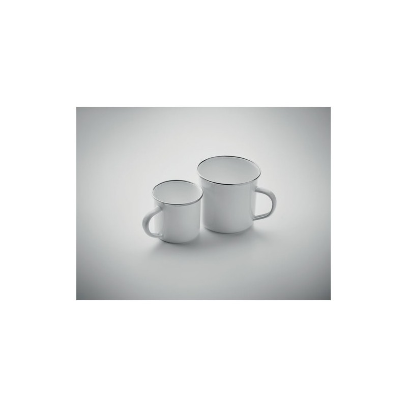 Mug en émail sublimation 200ml personnalisé - Plateado S Matières : métal Couleurs : blanc livraison express 24h 48h
