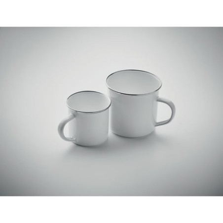 Mug en émail sublimation 200ml personnalisé - Plateado S Matières : métal Couleurs : blanc livraison express 24h 48h