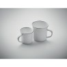 Mug en émail sublimation 200ml personnalisé - Plateado S Matières : métal Couleurs : blanc livraison express 24h 48h
