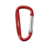 Mousqueton pratique en aluminium - objet publicitaire GANCHO Matières : aluminium Couleurs : rouge cadeau collaborateur premium