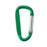 Mousqueton pratique en aluminium - objet publicitaire GANCHO Matières : aluminium Couleurs : vert personnalisable avec votre log