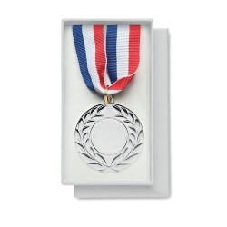 Médaille personnalisée événementielle 5cm - WINNER Matières : métal Couleurs : argenté mat