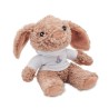 Cadeau d'entreprise  personnalisé - Lapin en peluche BUNNY Matières : PET Couleurs : blanc marquage laser ultra précis