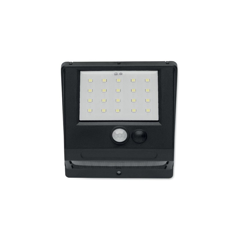 Lampe solaire personnalisée à diodes - MOTI Matières : polypropylène (PP) Couleurs : noir