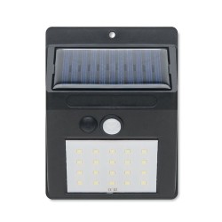 Lampe solaire personnalisée à diodes - MOTI Matières : polypropylène (PP) Couleurs : noir cadeau entreprise pas cher