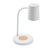Lampe haut-parleur multifonction personnalisable avec chargeur - SPOT Matières : ABS Couleurs : blanc personnalisable avec votre