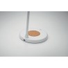 Lampe haut-parleur multifonction personnalisable avec chargeur - SPOT Matières : ABS Couleurs : blanc marquage laser ultra préci