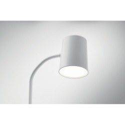 Lampe haut-parleur multifonction personnalisable avec chargeur - SPOT Matières : ABS Couleurs : blanc personnalisation rapide en
