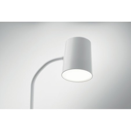 Lampe haut-parleur multifonction personnalisable avec chargeur - SPOT Matières : ABS Couleurs : blanc personnalisation rapide en