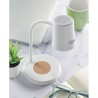 Lampe haut-parleur multifonction personnalisable avec chargeur - SPOT Matières : ABS Couleurs : blanc impression logo haute qual