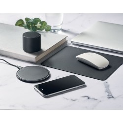 Haut-parleur sans fil  et design personnalisé - GAMA Couleurs : noir Matières : PU recyclé cadeau entreprise pas cher