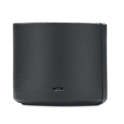 Haut-parleur sans fil  et design personnalisé - GAMA Couleurs : noir Matières : PU recyclé marquage laser ultra précis