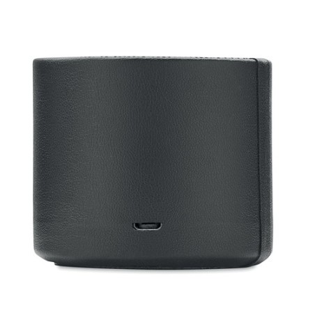 Haut-parleur sans fil  et design personnalisé - GAMA Couleurs : noir Matières : PU recyclé marquage laser ultra précis