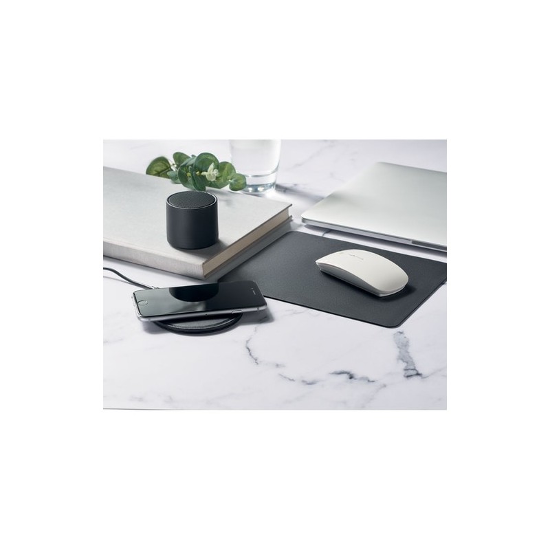 Haut-parleur sans fil  et design personnalisé - GAMA Couleurs : noir Matières : PU recyclé objet promotionnel éco-responsable
