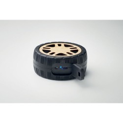 Haut-parleur sans fil  et pratique personnalisé - MATIC Matières : ABS recyclé Couleurs : bois objet promotionnel éco-responsabl