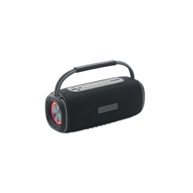 Haut-parleur Étanche Personnalisé 2x10W - NOTAMUSIC Matières : ABS Couleurs : noir cadeau entreprise pas cher