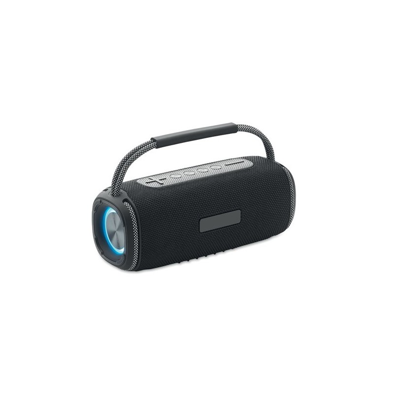 Haut-parleur Étanche Personnalisé 2x10W - NOTAMUSIC Matières : ABS Couleurs : noir goodies publicitaire événementiel