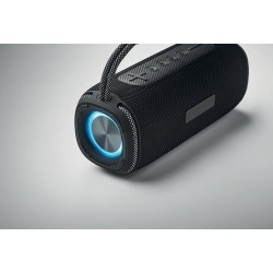 Haut-parleur Étanche Personnalisé 2x10W - NOTAMUSIC Matières : ABS Couleurs : noir marquage laser ultra précis
