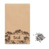 Graines personnalisées de basilic - BASILOP Matières : papier Couleurs : beige