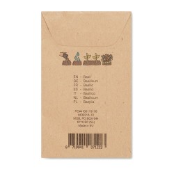 Graines personnalisées de basilic - BASILOP Matières : papier Couleurs : beige 2