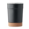Gobelet isotherme personnalisable double paroi 300ml - NOMU Matières : acier inoxydable Couleurs : noir marquage laser ultra pré