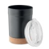 Gobelet isotherme personnalisable double paroi 300ml - NOMU Matières : acier inoxydable Couleurs : noir cadeau collaborateur pre