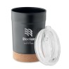 Gobelet isotherme personnalisable double paroi 300ml - NOMU Matières : acier inoxydable Couleurs : noir accessoire événementiel 